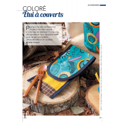 Coudre c'est facile n°76 - 28 pochettes & sacs astucieux Magazine Couture