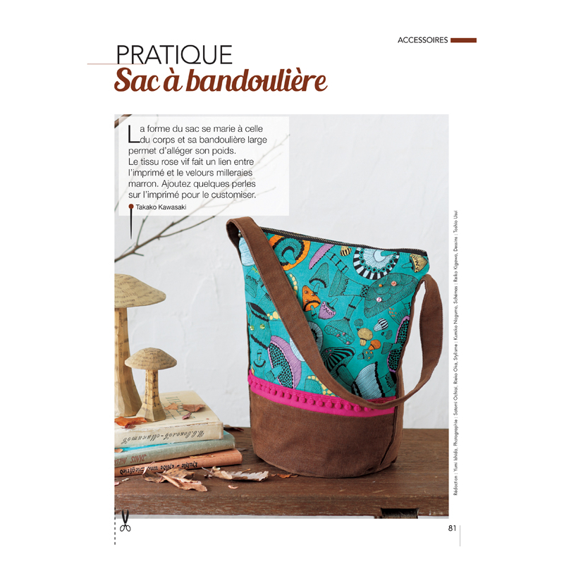 Coudre c'est facile n°76 - 28 pochettes & sacs astucieux Magazine Couture