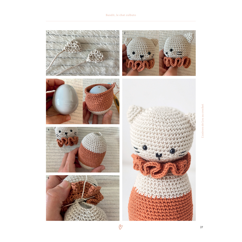 L'univers de Lou au crochet : livre crochet avec 20 projets pour