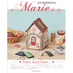 Foyer, doux foyer... - Les Broderies de Marie Livre Broderie