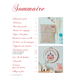 Foyer, doux foyer... - Les Broderies de Marie Livre Broderie