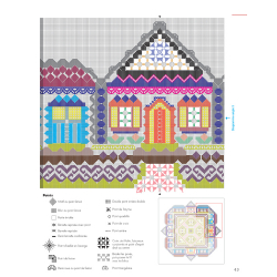 Foyer, doux foyer... - Les Broderies de Marie Livre Broderie