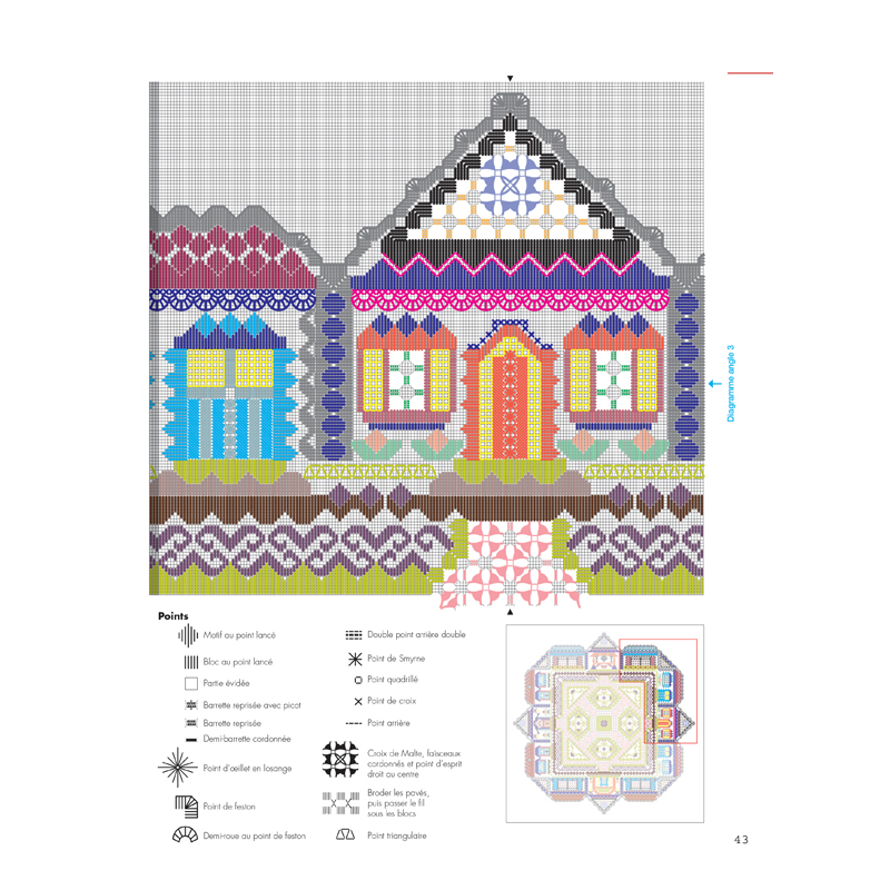 Foyer, doux foyer... - Les Broderies de Marie Livre Broderie