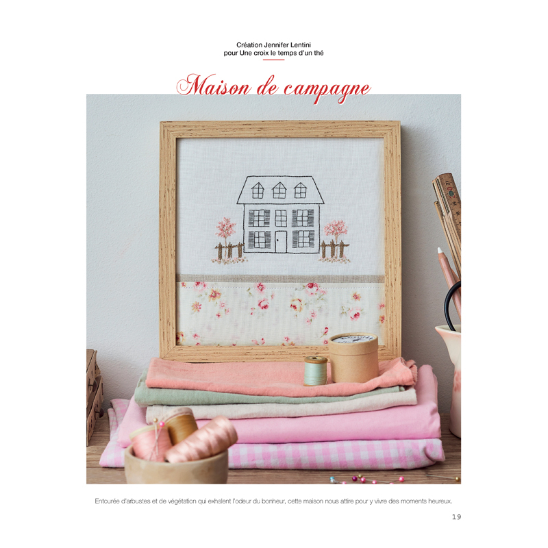 Foyer, doux foyer... - Les Broderies de Marie Livre Broderie