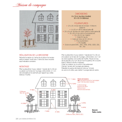 Foyer, doux foyer... - Les Broderies de Marie Livre Broderie