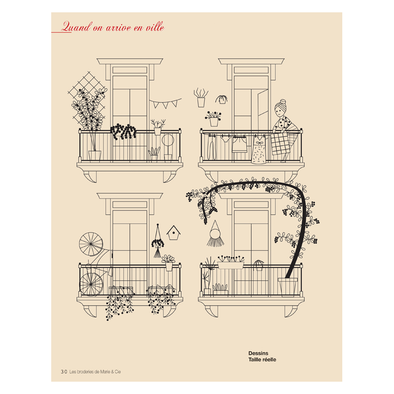 Foyer, doux foyer... - Les Broderies de Marie Livre Broderie