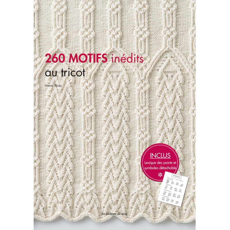 260 motifs inédits au tricot  - 1