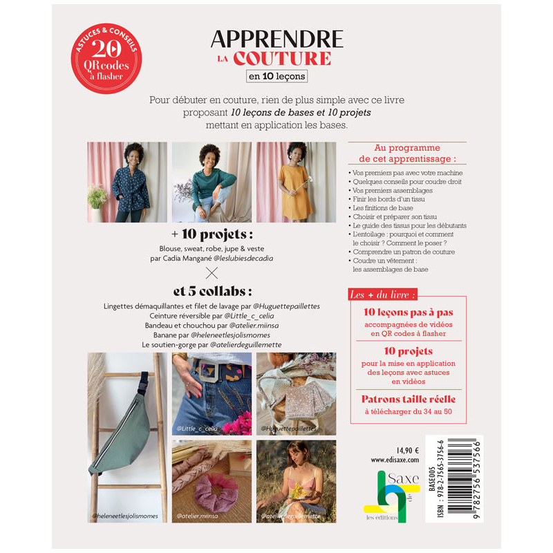 Apprendre la couture en 10 leçons  - 2