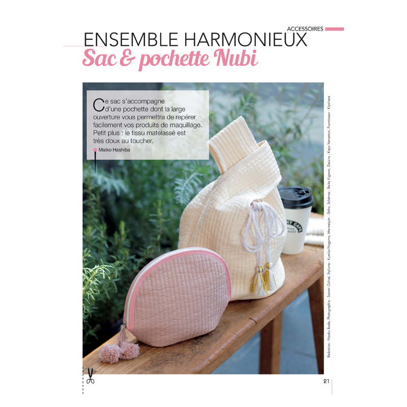 Coudre c'est facile n°77 - 26 jolis accessoires faciles à réaliser Magazine Couture