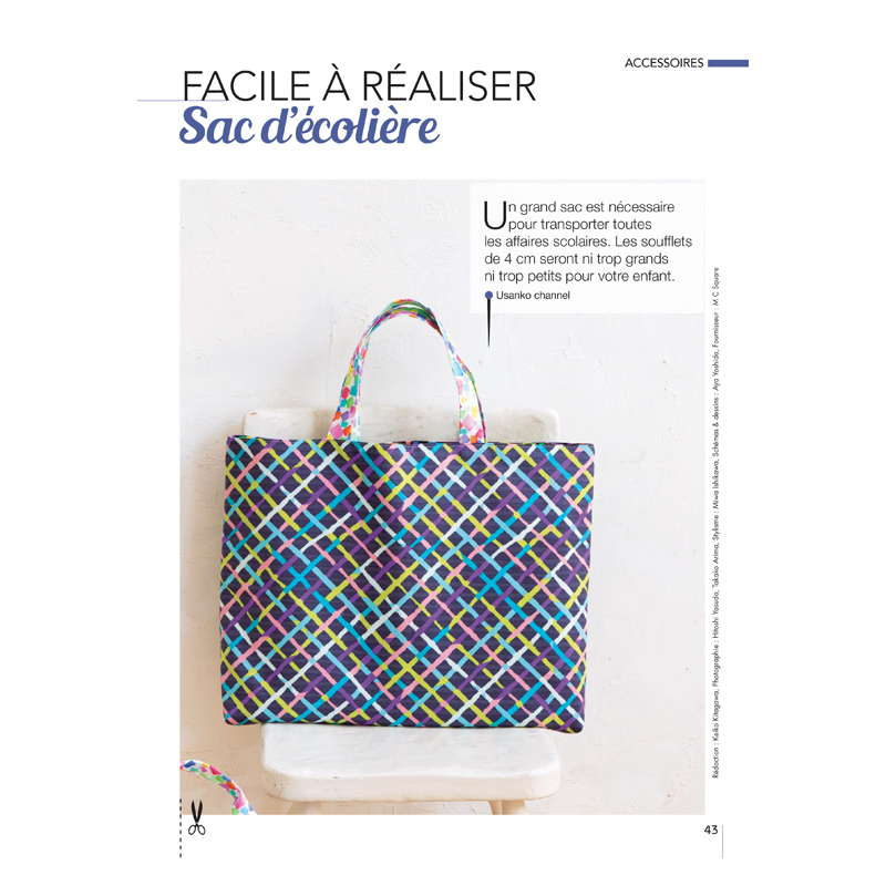 Coudre c'est facile n°77 - 26 jolis accessoires faciles à réaliser Magazine Couture