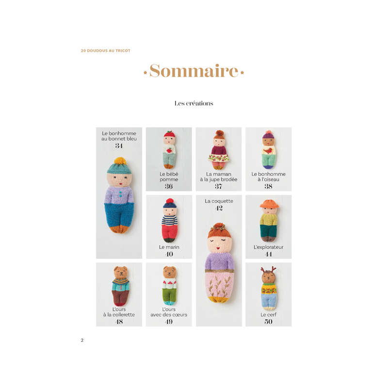 20 doudous au tricot Livre Tricot