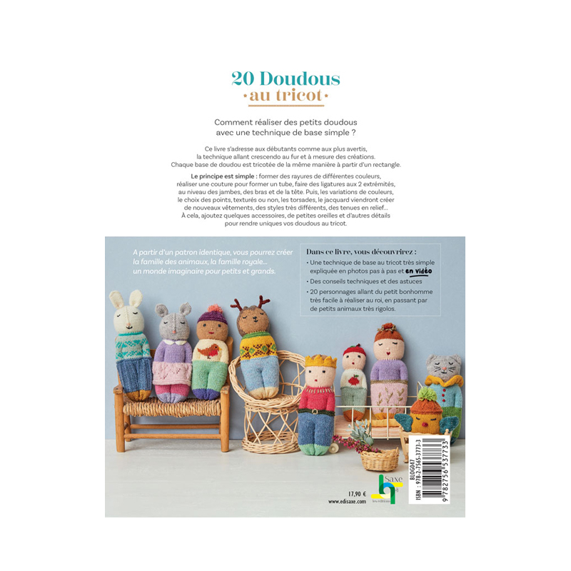 20 doudous au tricot Livre Tricot