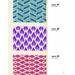 Motifs géométriques en broderie Bargello & point de croix  - 11