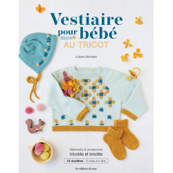 Vestiaire pour bébé au tricot  - 1