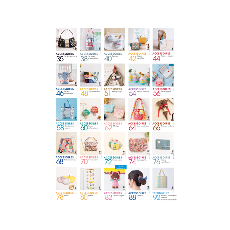 Coudre c'est facile n°78 - Créations printanières en chutes de tissus Magazine Couture