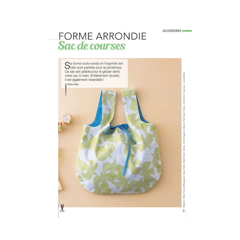 Coudre c'est facile n°78 - Créations printanières en chutes de tissus Magazine Couture