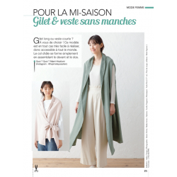 Coudre c'est facile n°78 - Créations printanières en chutes de tissus Magazine Couture