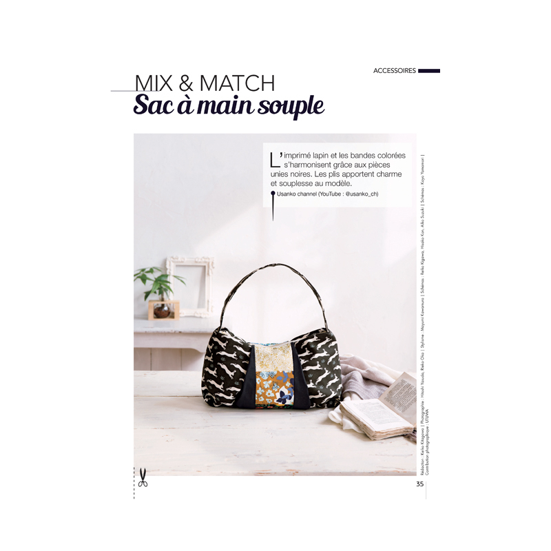 Coudre c'est facile n°78 - Créations printanières en chutes de tissus Magazine Couture