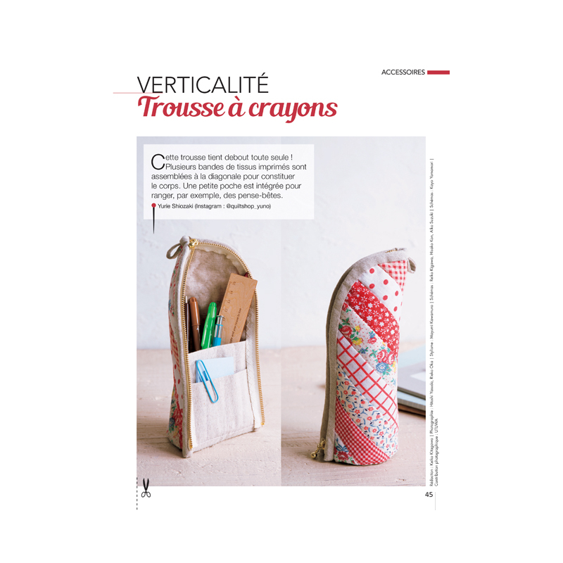 Coudre c'est facile n°78 - Créations printanières en chutes de tissus Magazine Couture