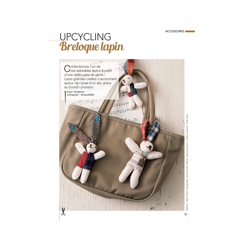 Coudre c'est facile n°78 - Créations printanières en chutes de tissus Magazine Couture