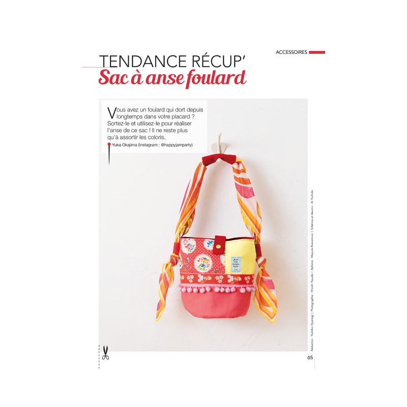 Coudre c'est facile n°78 - Créations printanières en chutes de tissus Magazine Couture