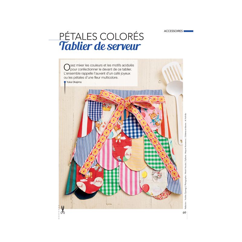 Coudre c'est facile n°78 - Créations printanières en chutes de tissus Magazine Couture