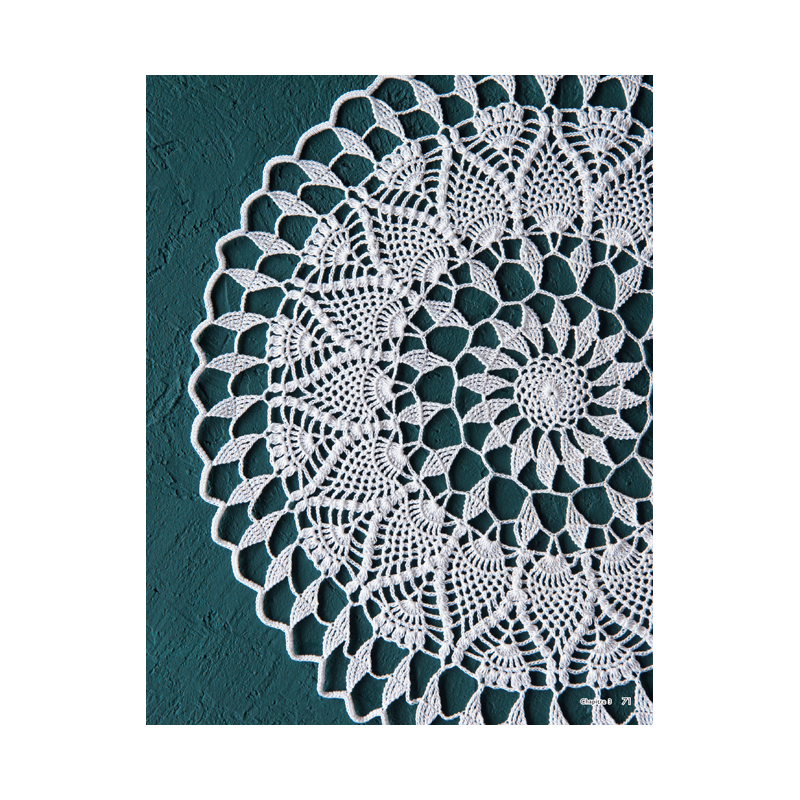 100 motifs & napperons en dentelle au crochet  - 23