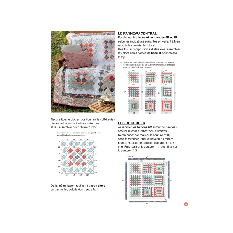 Belle saison quiltée - Magic patch N°148 Livre Patchwork