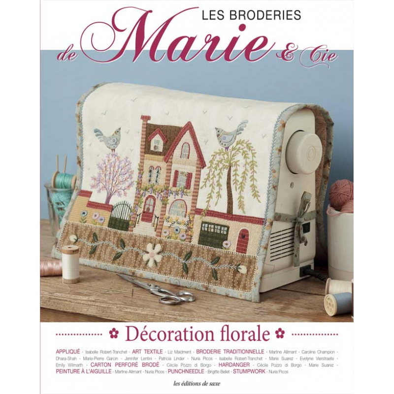 Décoration florale - Les Broderies de Marie Livre Broderie