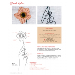 Décoration florale - Les Broderies de Marie Livre Broderie