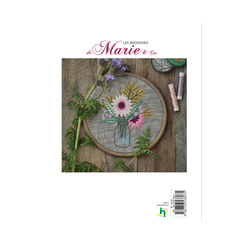 Décoration florale - Les Broderies de Marie Livre Broderie