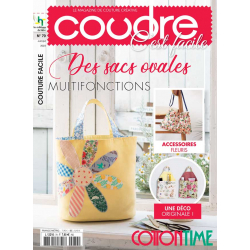Coudre c'est facile n°79 - Des sacs ovales multifonctions Magazine Couture