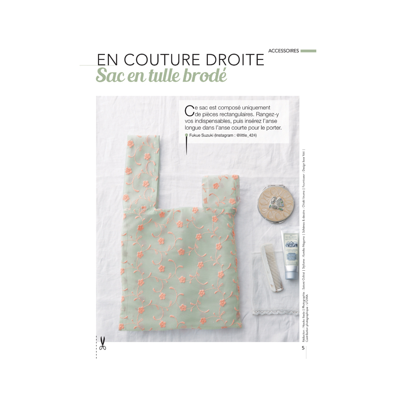 Coudre c'est facile n°79 - Des sacs ovales multifonctions Magazine Couture