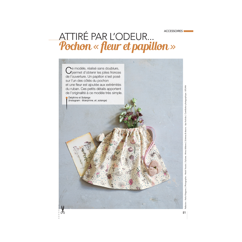 Coudre c'est facile n°79 - Des sacs ovales multifonctions Magazine Couture