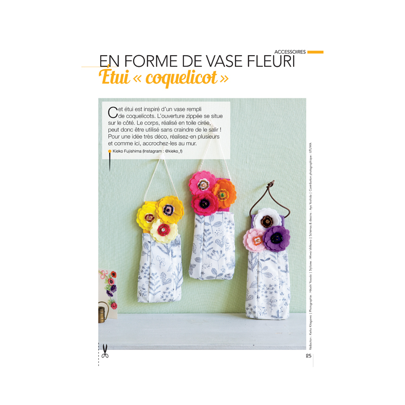 Coudre c'est facile n°79 - Des sacs ovales multifonctions Magazine Couture