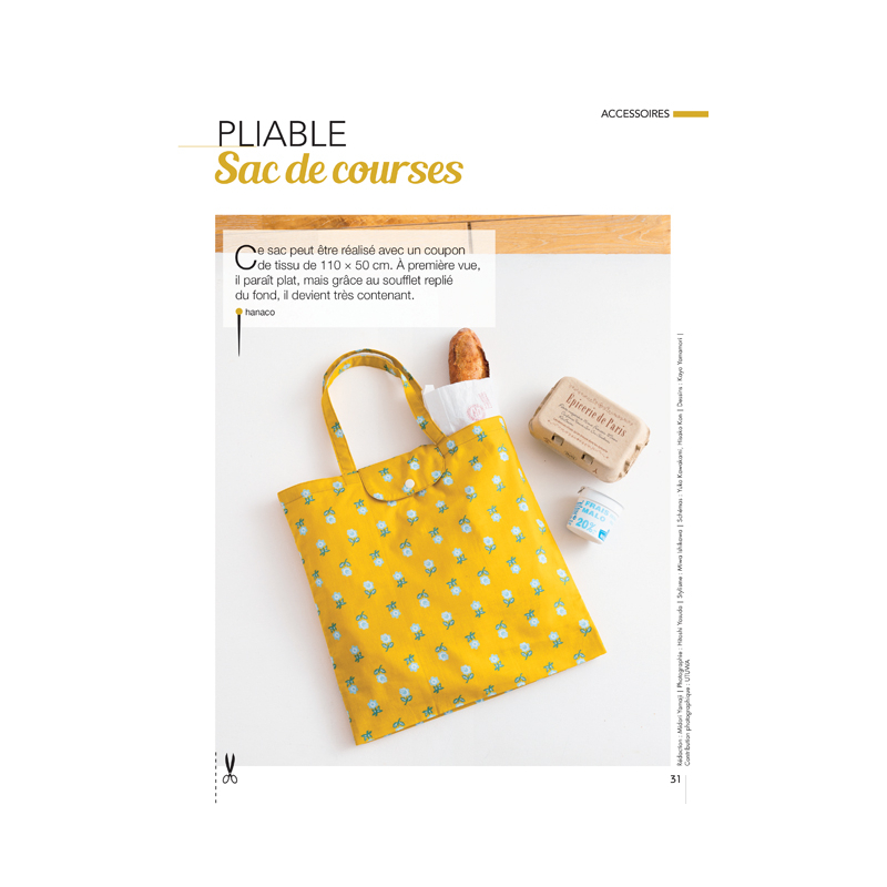Coudre c'est facile n°79 - Des sacs ovales multifonctions Magazine Couture