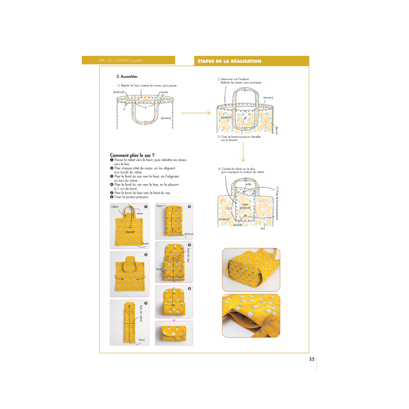 Coudre c'est facile n°79 - Des sacs ovales multifonctions Livre Couture