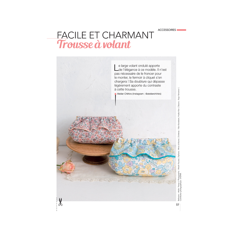 Coudre c'est facile n°79 - Des sacs ovales multifonctions Magazine Couture