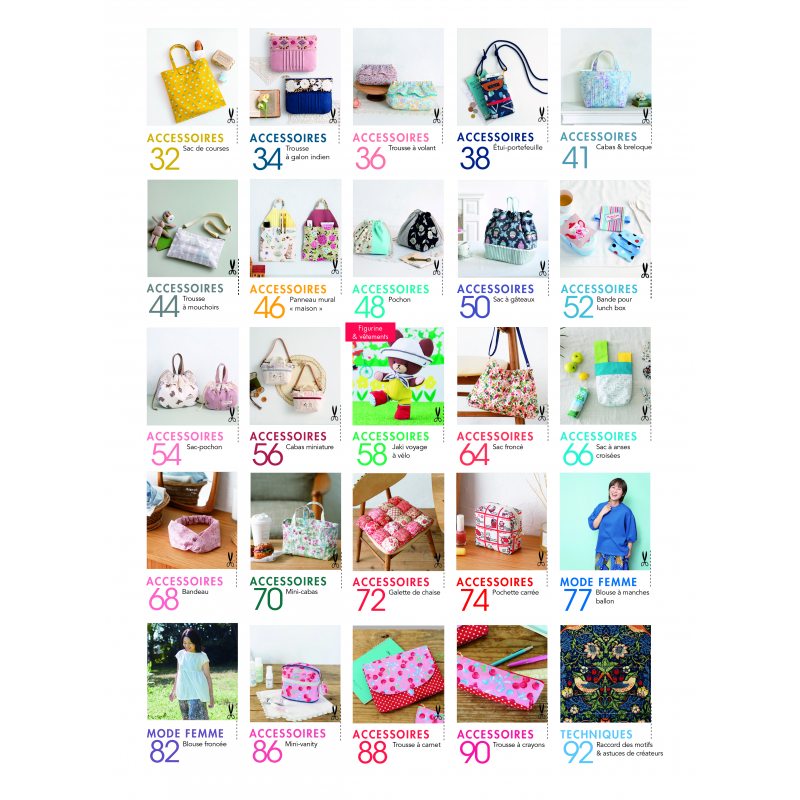 Coudre c'est facile n°79 - Des sacs ovales multifonctions Magazine Couture