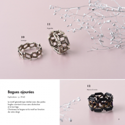Bagues Anti-stress En Perles Pour Femme - Lot De 2, élastiques, étanches, Design élégant