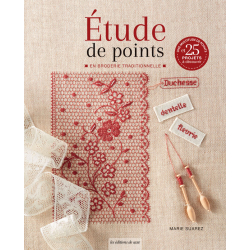 Étude de points en broderie traditionnelle  - 1