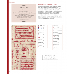 Étude de points en broderie traditionnelle  - 6