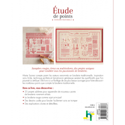 Étude de points en broderie traditionnelle  - 24