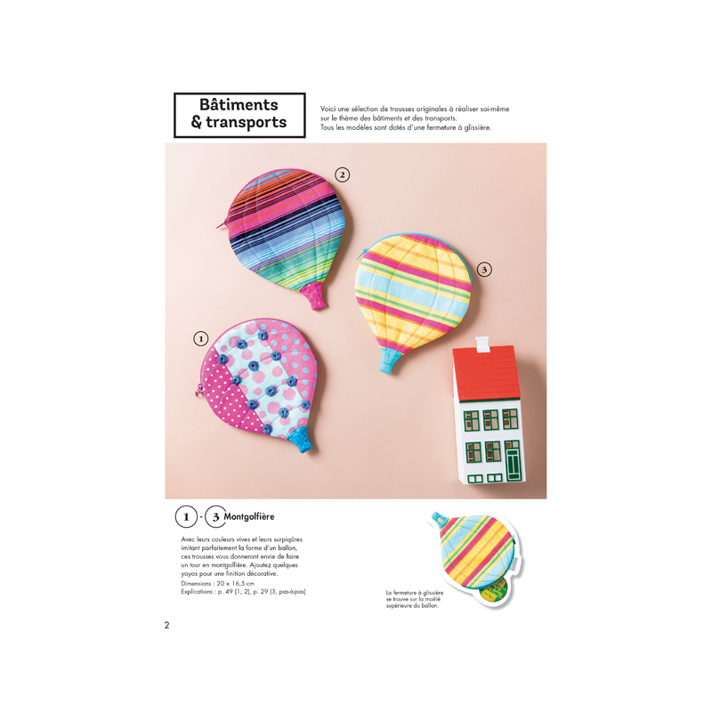 Coudre c'est facile Hors série - Les trousses zippées Magazine Couture