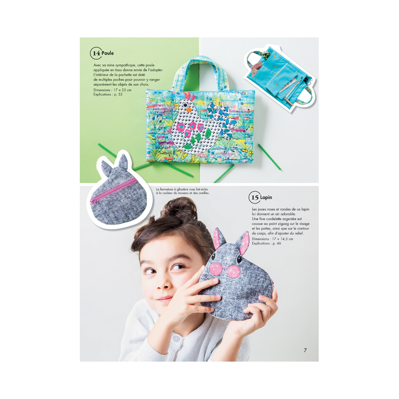 Coudre c'est facile Hors série - Les trousses zippées Magazine Couture