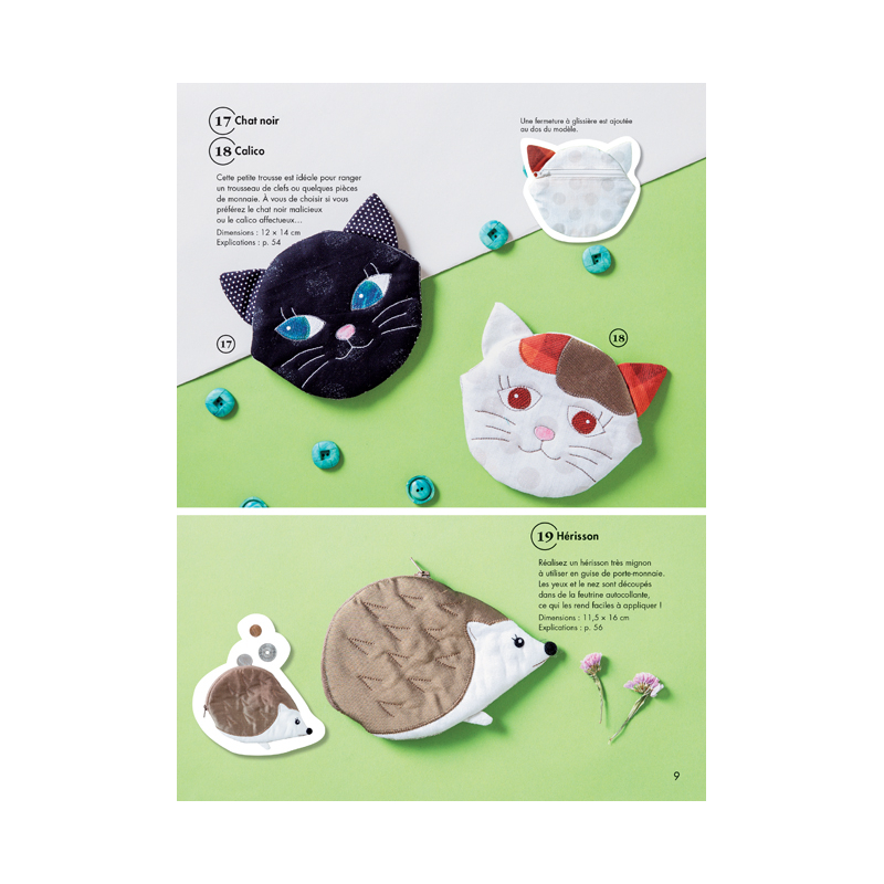 Coudre c'est facile Hors série - Les trousses zippées Magazine Couture