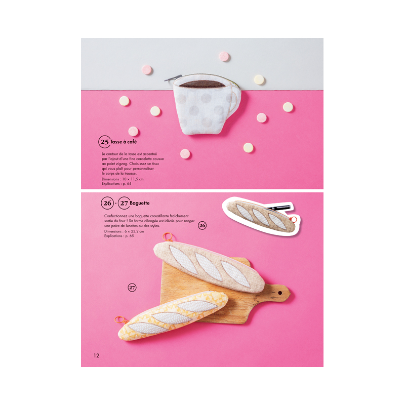 Coudre c'est facile Hors série - Les trousses zippées Magazine Couture