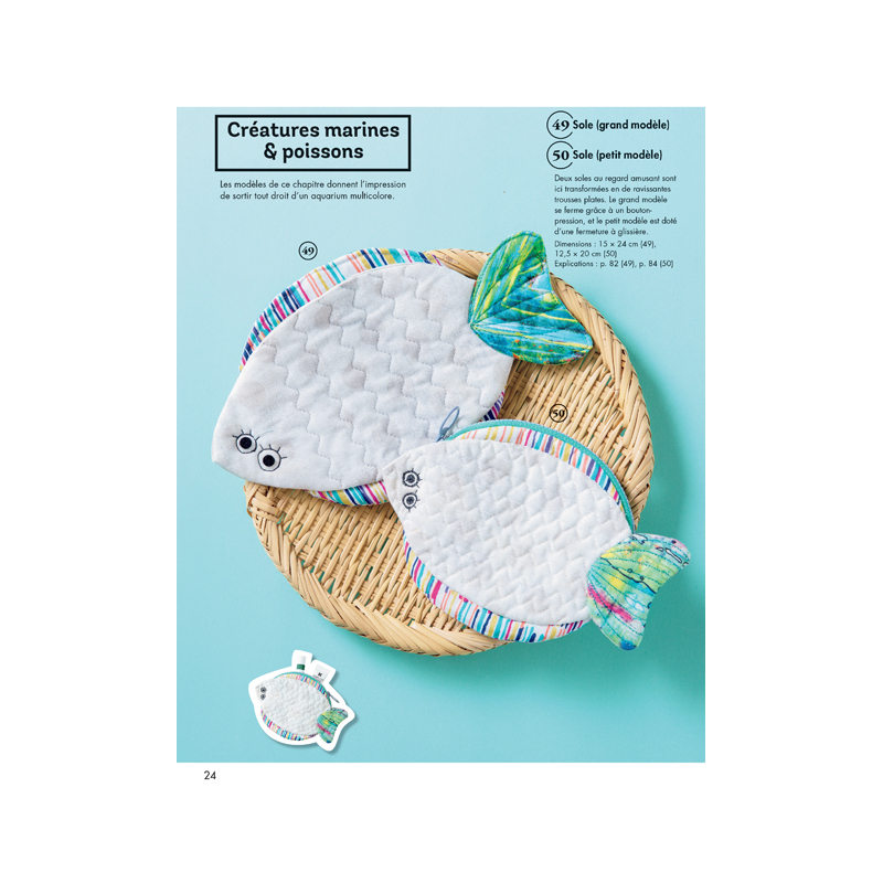 Coudre c'est facile Hors série - Les trousses zippées Magazine Couture