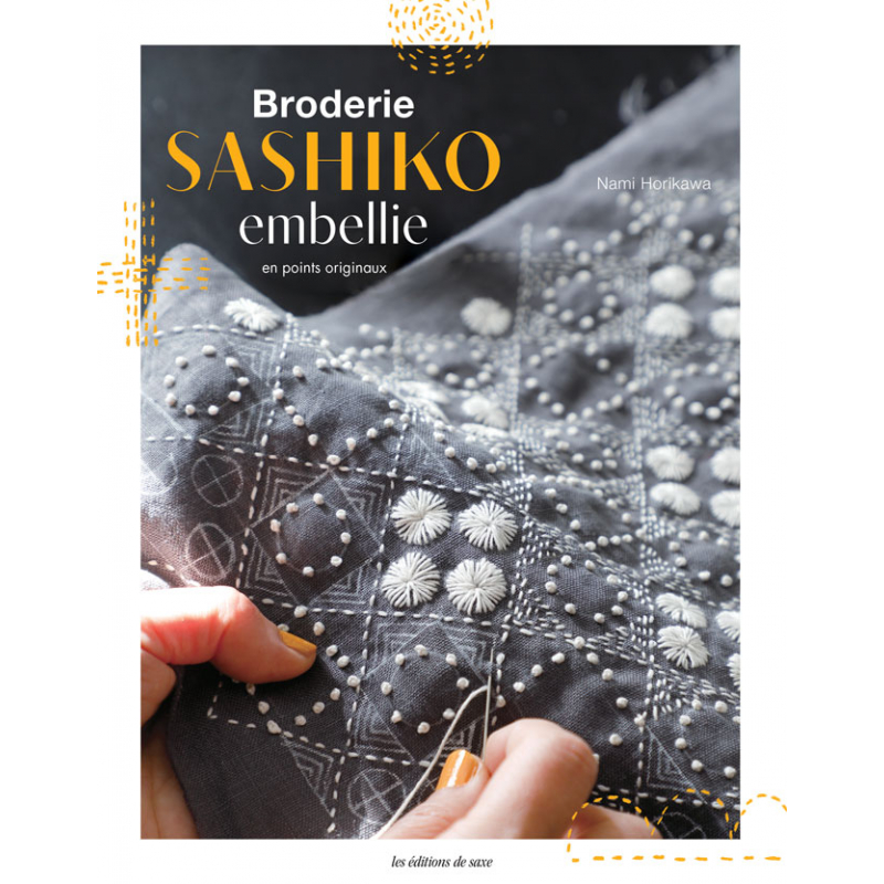 Broderie sashiko embellie  - 1