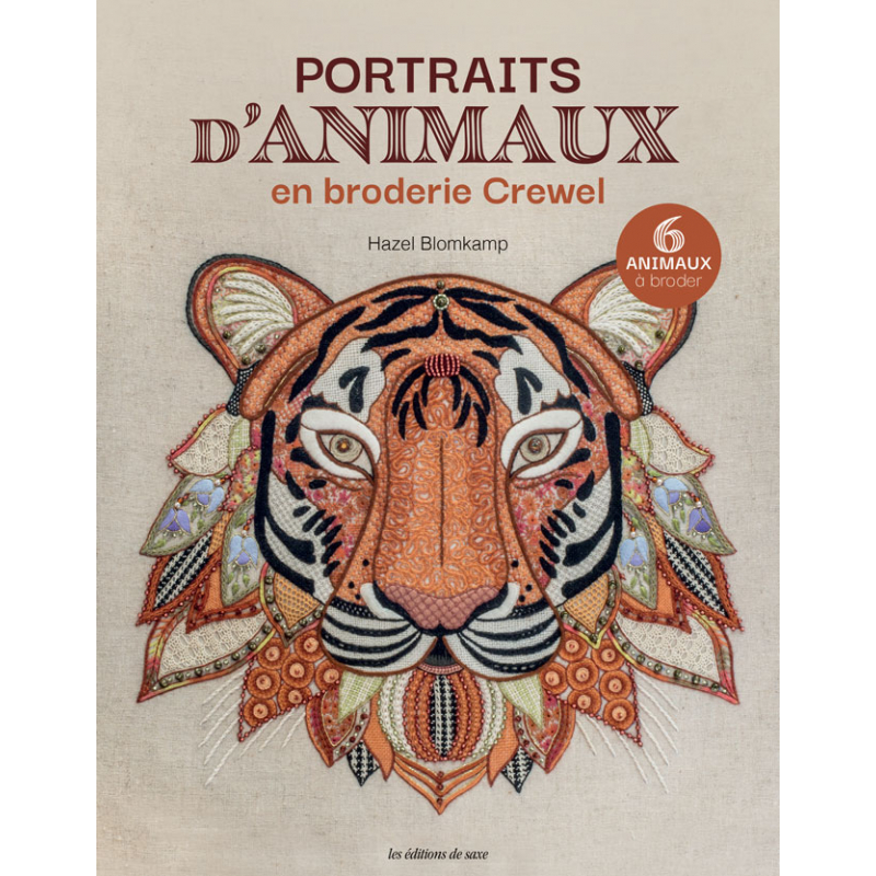 Portraits d'animaux en broderie crewel  - 1